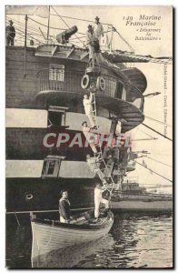 Postcard Old Whaling Boat disarm the