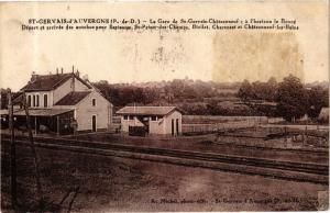 CPA  St-Gervais-d'Auvergne (P.-de-D.) -La Gare de St-Gervais-Cháteauneuf(244679)