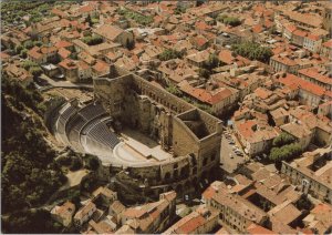 France Postcard - Aerial View of The Theatre, Orange, Vaucluse RR23205