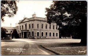 Blaise Castle House Bristol England Mansion House Real Photo RPPC Postcard