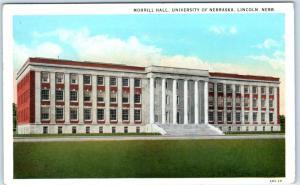 LINCOLN, NE   Morrill Hall  UNIVERSITY OF NEBRASKA   ca 1920s   Postcard