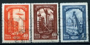 504579 USSR 1956 year Builder Day stamps set