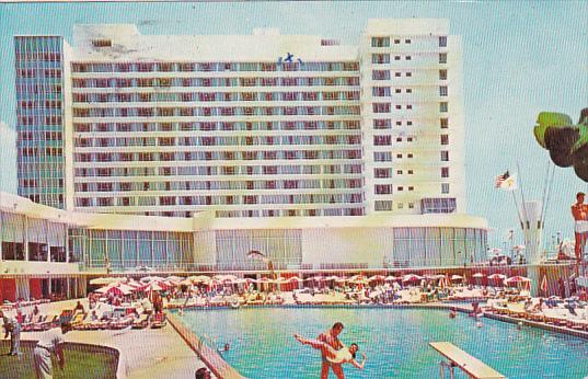 Deauville Hotel Pool Miami Beach Florida 1967
