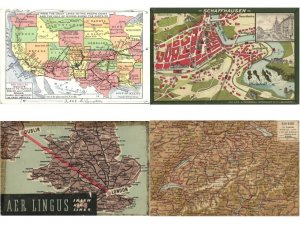 GEOGRAPHY, MAPS, 21 Vintage Postcard (L6069)