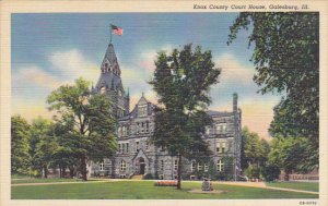 Knox County Court House Galesburg Illinois Curteich