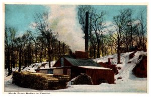 Vermont maple sugar Making