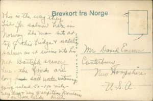 Norge Norway Fra Balholmen c1910 Real Photo Postcard