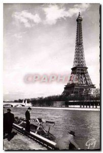 Postcard Modern Marvels Paris and its Eiffel Tower seen from the Seine taking...