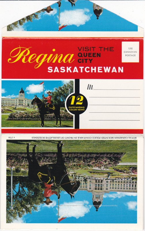 Folder Postcard : REGINA , Saskatchewan , Canada , 50-60s