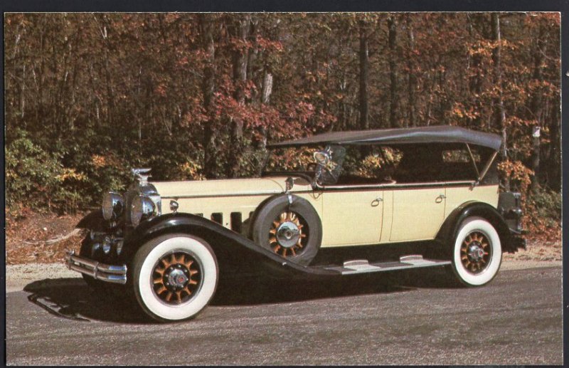 Classic Car Postcard 1929 PACKARD Super 8 Seven Passenger PHAETON