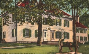Vintage Postcard General & Mrs. Washington's Headquarters Morristown New Jersey