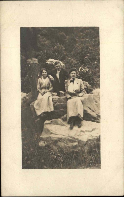 Clintondale Pennsylvania PA Locals c1910 Real Photo Postcard #1