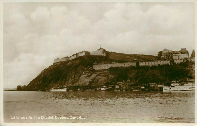 RPPC Postcard Quebec City Panoramic View The Citadel Unstamped Unused  
