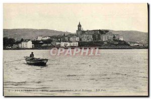 Old Postcard Fuenterrabia Vista general