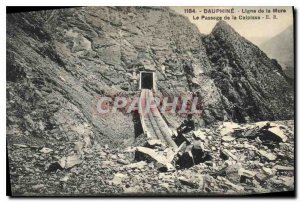 Old Postcard Dauphine line Mure The Passage of the Calpisse