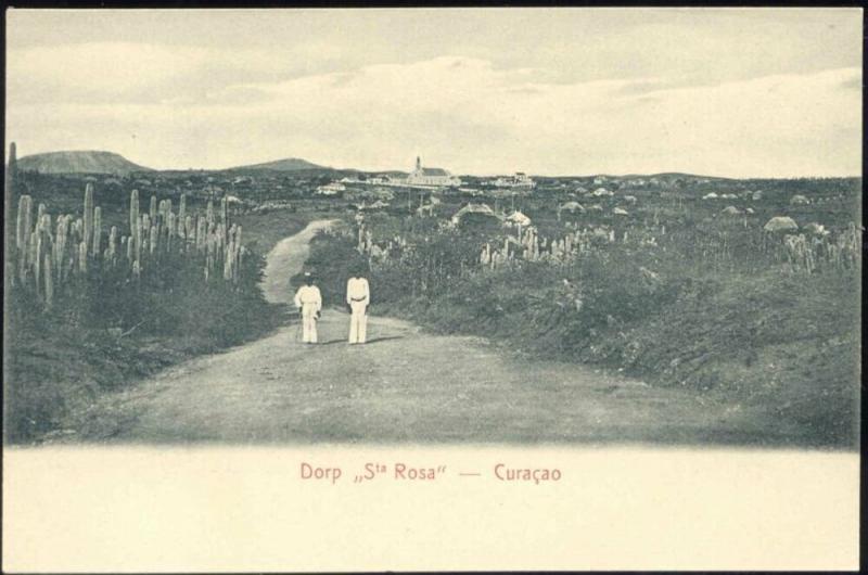 curacao, D.W.I., SANTA ROSA, Village Panorama (1899)