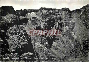 Postcard Modern Napoli Crater of Vesure after the Eurption the 1944 Volcano