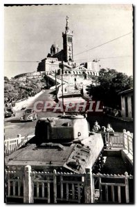 Modern Postcard Marseille N D Guards Tank Char d & # 39assaut Army