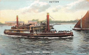 Lot309 hutton free ferry woolwich london ship  uk