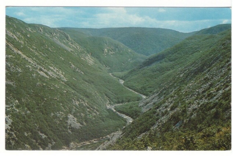 MacKenzie River, Pleasant Bay, Cape Breton Nova Scotia, Vintage Postcard #1