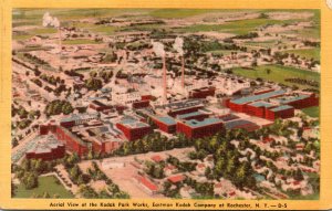 New York Rochester Aerial View Of Eastman Kodak Company Park Works Dexter Press