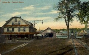 Ponobscot Square - Brewer, Maine ME Postcard