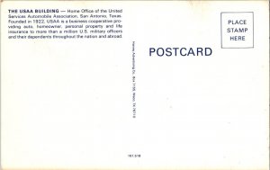 Postcard Home Office of US Automobile Association, USAA San Antonio, Texas JV13