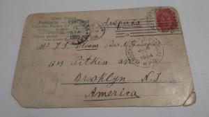 RUSSIAN POSTCARD 1904 $100 or best offer