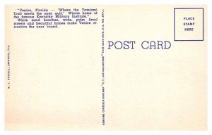Postcard MILITARY SCENE Venice Florida FL AR6262