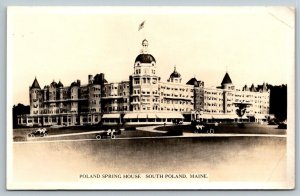 RPPC  Poland Spring Hotel   Maine   Postcard