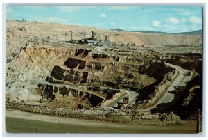 1972 Trucks at The Berkely Pit Butte Montana MT Posted Vintage Postcard