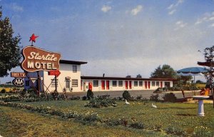 STARLITE MOTEL Maple Shade, New Jersey Roadside 1959 Chrome Vintage Postcard