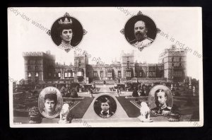 ROY199 - King Edward VII - Royal Home, Windsor Castle, East Terrace - postcard