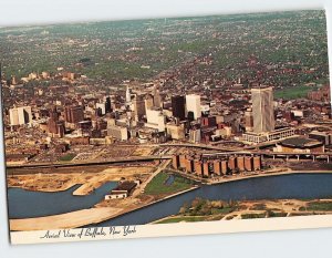 Postcard Aerial View Of Buffalo, New York