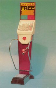 Dr. Pepper Soda Free Weight Scale  Advertising Vintage Non PC Back AA52161