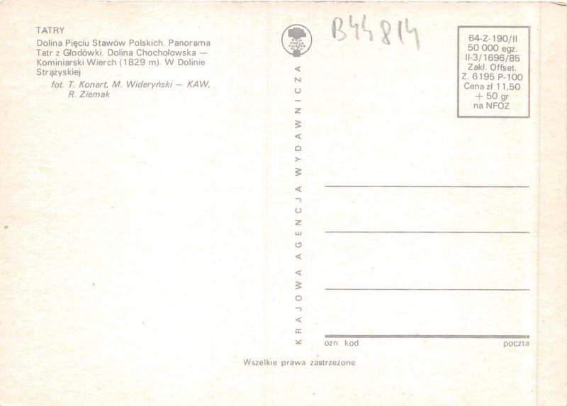 B44814 Tatry multiviews  poland