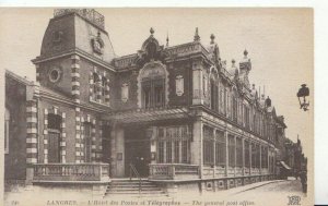 France Postcard - Langres - The General Post Office - Ref 1546A