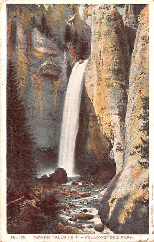Tower Falls Yellowstone National Park, Wyoming, USA Postal Used Unknown 