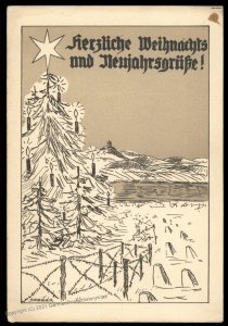 3rd Reich Germany Weihnacht Christmas Card Cover UNUSED 100730