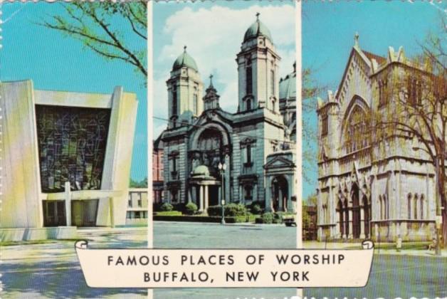 New York Buffalo Temple Beth Zion St Joseph's Cathedral & National Shrine Of ...