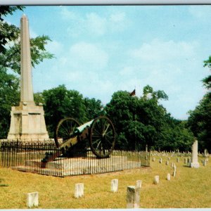 c1950s Marietta, GA Civil War Confederate Cadet Cemetery Cannon Jack Bowers A217