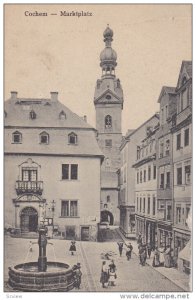 COCHEM, Rhineland Palatinate, Germany, 1900-1910's; Marktplatz