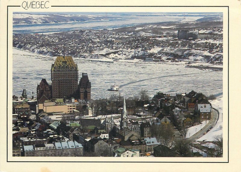 Postcard Canada Quebec scenic panoramic view