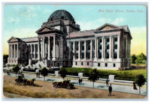 1909 New Court House Building Pueblo Colorado CO Antique Posted Postcard