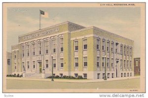 Exterior, City Hall, Rochester,  Minnesota, 30-40s