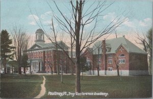 Postcard Troy Conference Academy Poultry VT Vermont