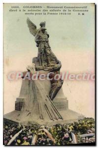 Old Postcard Doves high Commemorative Monument a children's memory of the Dea...