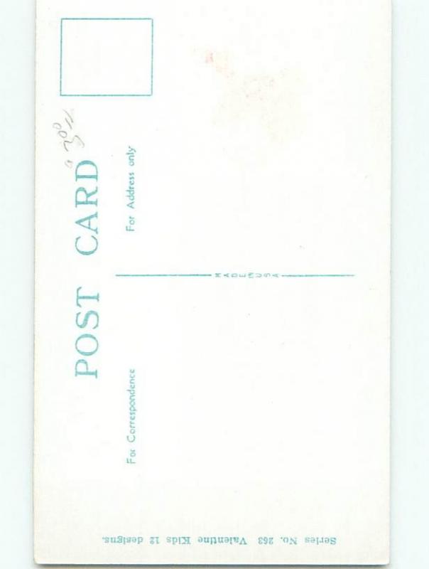 Divided-Back VALENTINE DAY SCENE Great Postcard W7865