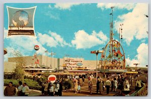 New York City~Pepsi Cola Pavilion & UNICEF Exhibit~1964 Vintage Postcard