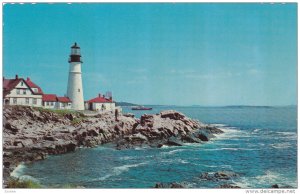 LIGHTHOUSE , 50-60s ; Portland Head Light , Maine #4